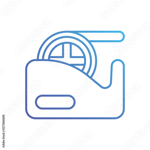 Tape dispenser vector icon