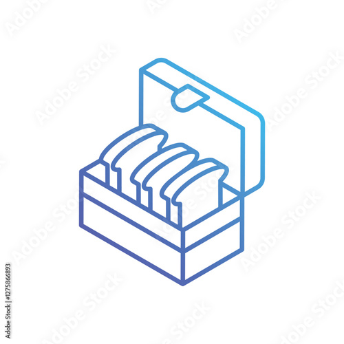 Lunchbox vector icon