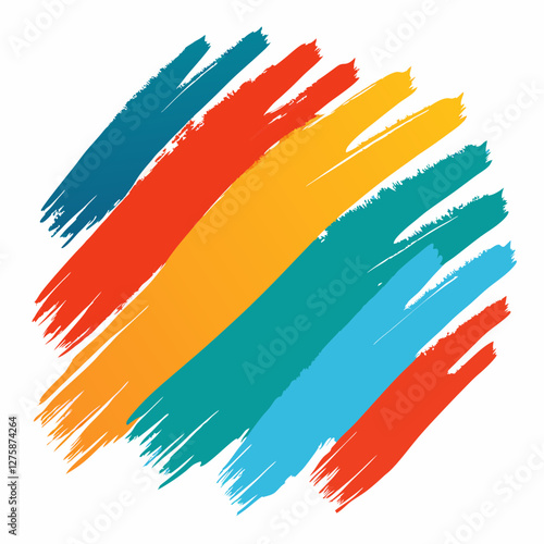 colorful hand print