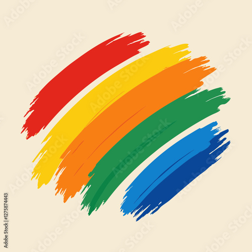 colorful paint brush Artwork | Detailed Brush Stroke