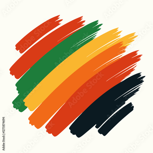 vector illustration of a brush