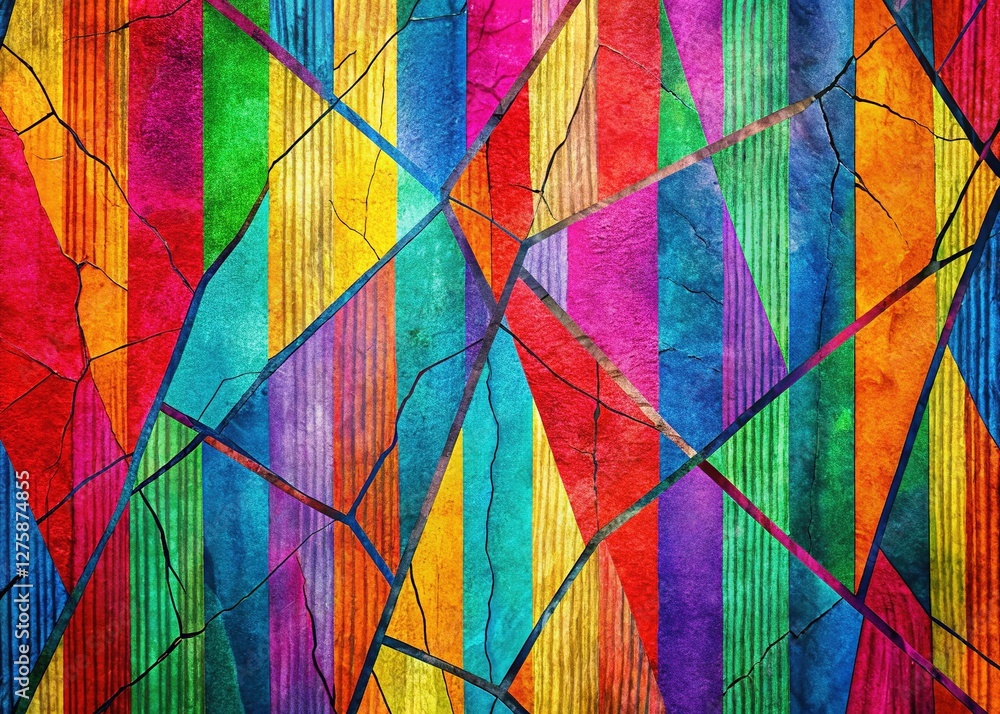 Abstract Broken Lines on Textured Background Abstract Broken Lines on Textured Background