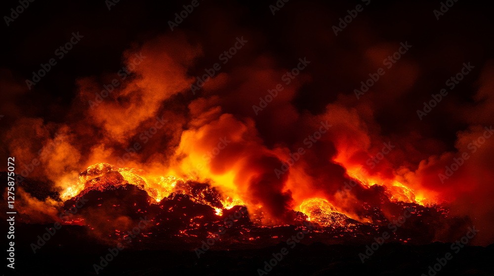 Fire spark overlay with smoke and flame background. Grill heat glow in cloud isolated transparent vector border. Realistic flying red sparkle abstract illustration. Hell bonfire fiery with hot cinder Fire spark overlay with smoke and flame background. Grill heat glow in cloud isolated transparent vector border. Realistic flying red sparkle abstract illustration. Hell bonfire fiery with hot cinder
