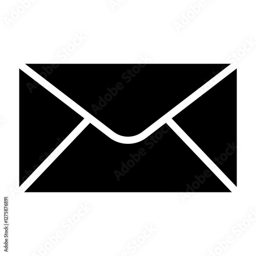 Envelope Vector Glyph Icon Design