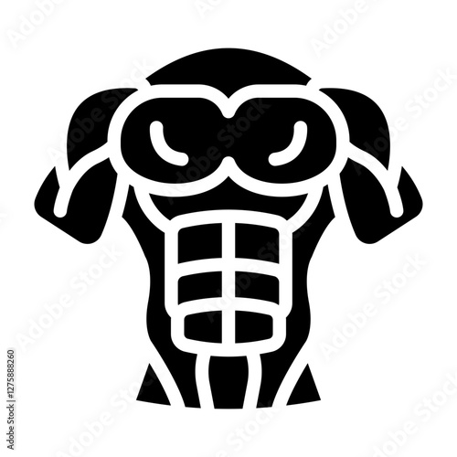 Six Pack Vector Glyph Icon Design Design