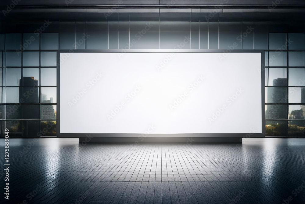 empty room with lcd tv screen empty room with lcd tv screen