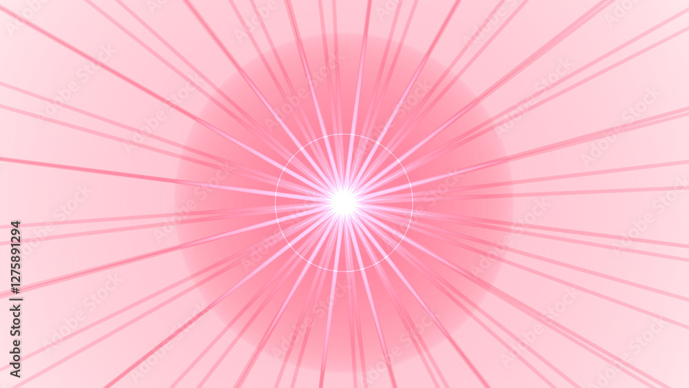 Obraz premium Radiant Pink Burst Background for Design Projects