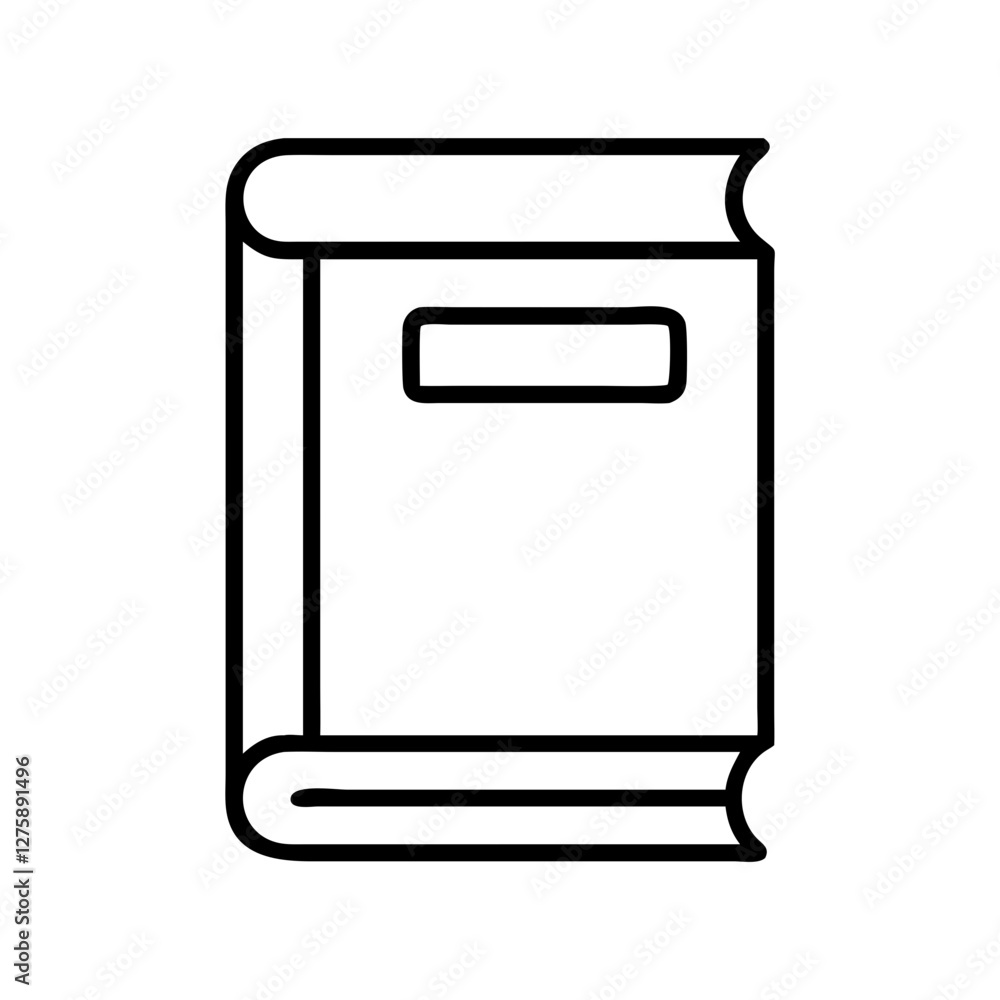 book icon, book line art - simple line art of book, perfect for book logos and icons book icon, book line art - simple line art of book, perfect for book logos and icons