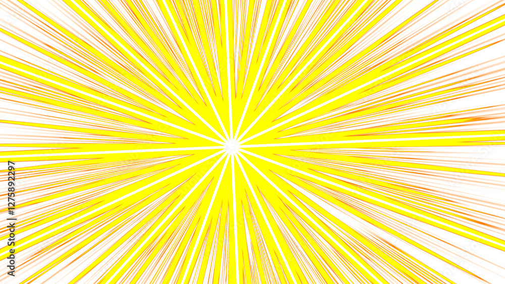 Dynamic Yellow Comic Book-Style Radial Burst Dynamic Yellow Comic Book-Style Radial Burst