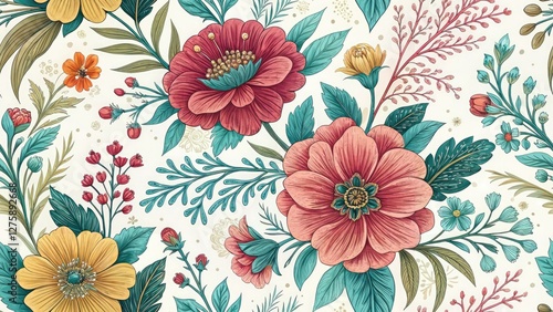 Wallpaper Mural Floral Art Portrait Photography: Stunning Flower Crown, Botanical Headpiece,  Elegant Floral Hairstyle,  Nature Inspired Portrait Torontodigital.ca