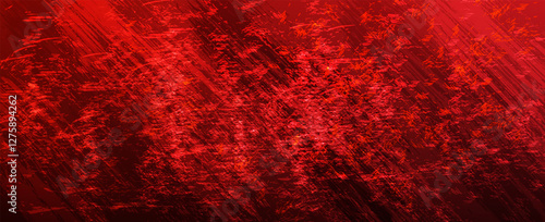 Abstract red black grunge vector background with halftone effect for cover design, poster, cover, banner, flyer and cards. Bright futuristic texture illustration.