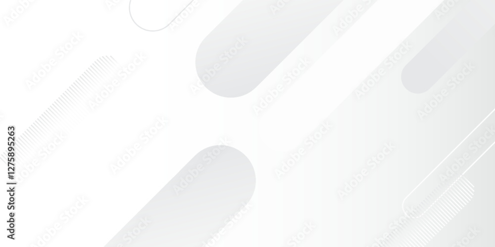 Abstract white background. Minimal geometric white light background abstract design.