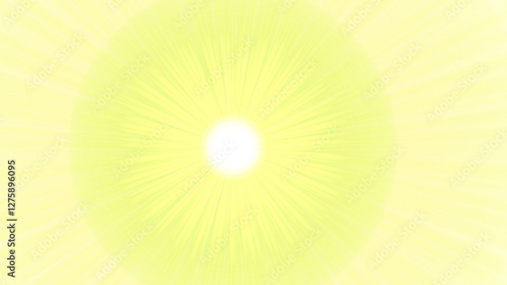 Radiant Yellow Sunburst Background Image