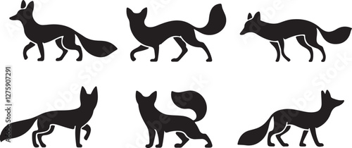 Fox silhouettes