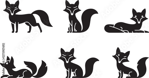 Fox silhouettes