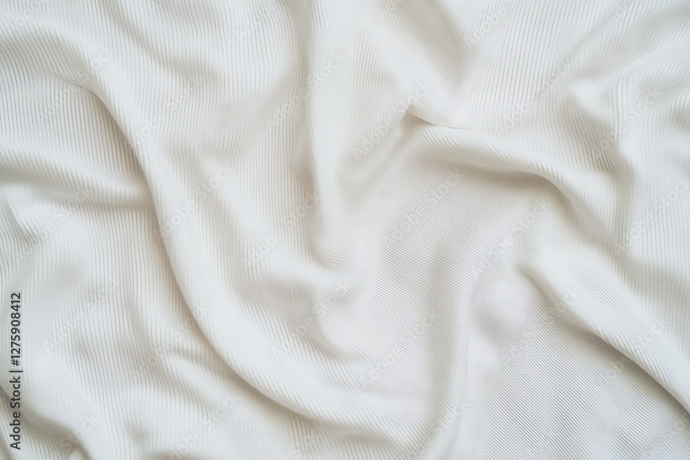 Draped Cream Ribbed Fabric Texture Draped Cream Ribbed Fabric Texture