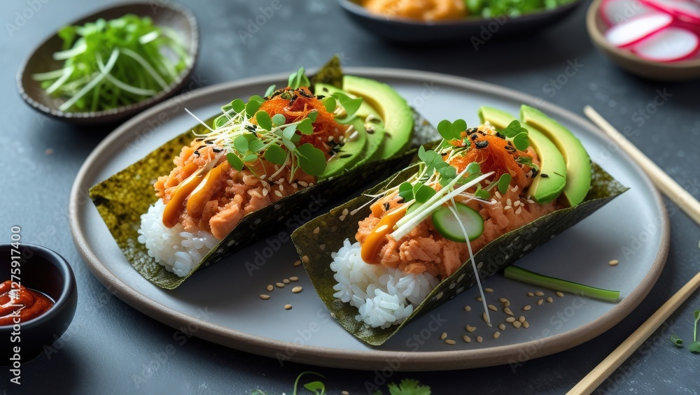 Sushi Tacos: A Bold Fusion of Japanese and Mexican Flavors Sushi Tacos: A Bold Fusion of Japanese and Mexican Flavors