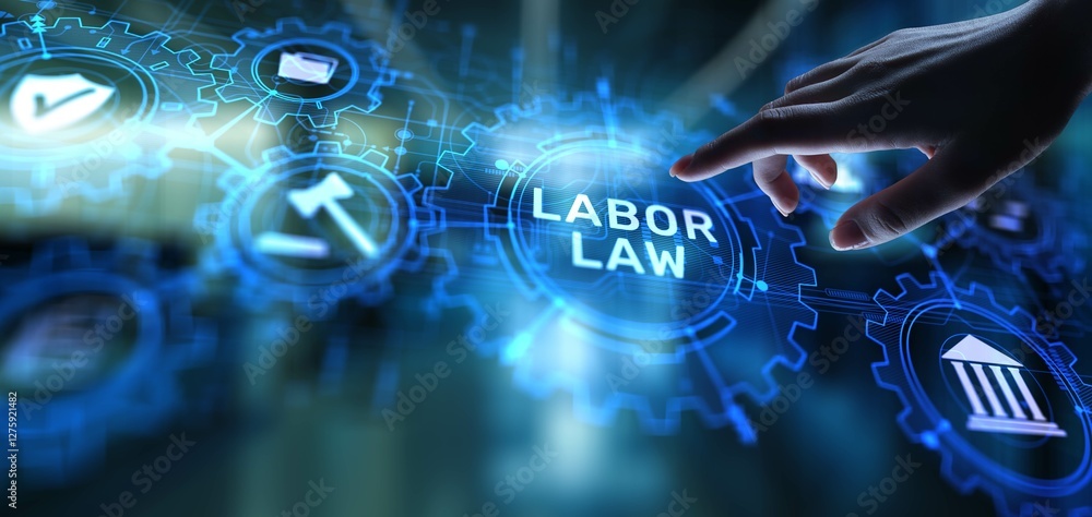 Labor Law Concept: Protecting Employee Rights and Regulating Workplace Relations. Labor Law Concept: Protecting Employee Rights and Regulating Workplace Relations.
