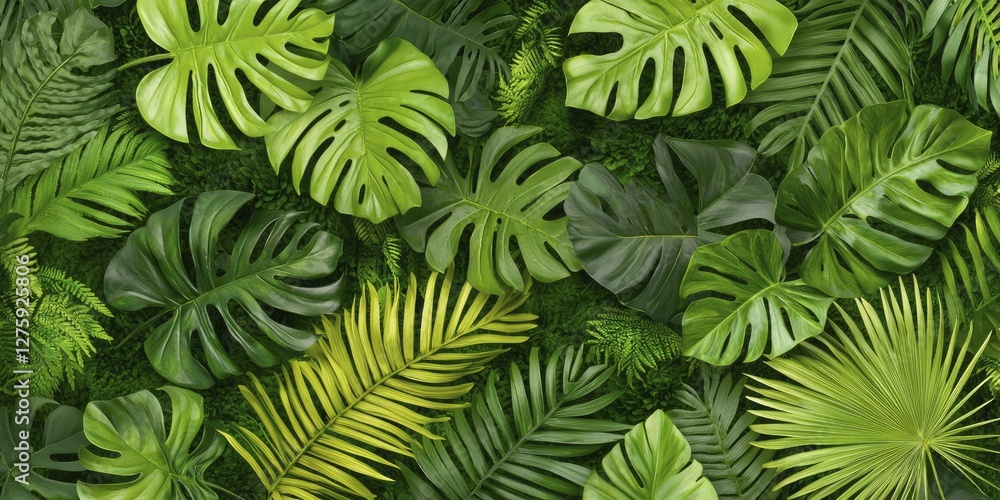 Indoor green wall featuring varied plants illuminated by gentle, natural light. Indoor green wall featuring varied plants illuminated by gentle, natural light.