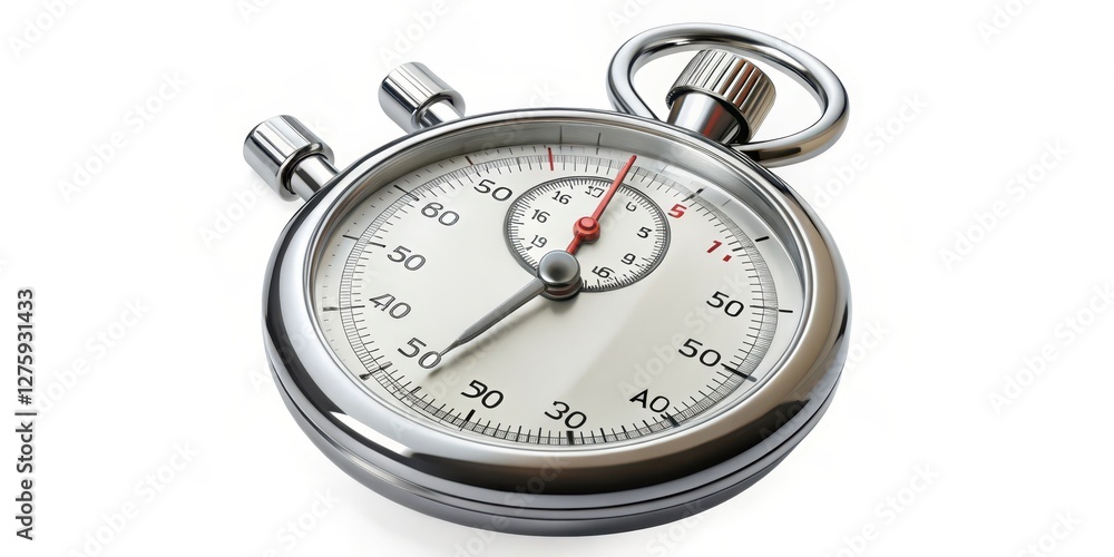Stopwatch on White Background Stopwatch on White Background