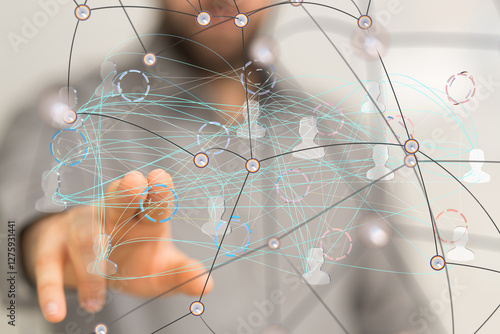 Abstract network of physica...