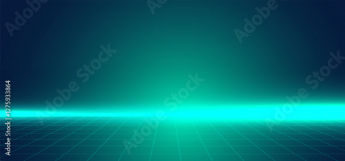 Green blue gradient technology digital speed connect background, abstract cyber nano information communication, innovation future tech data, internet network connection, Ai big data line illustration