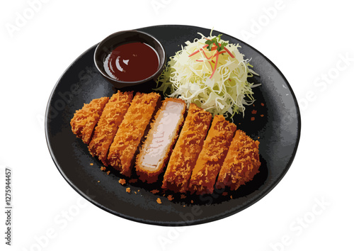 日本食のトンカツ