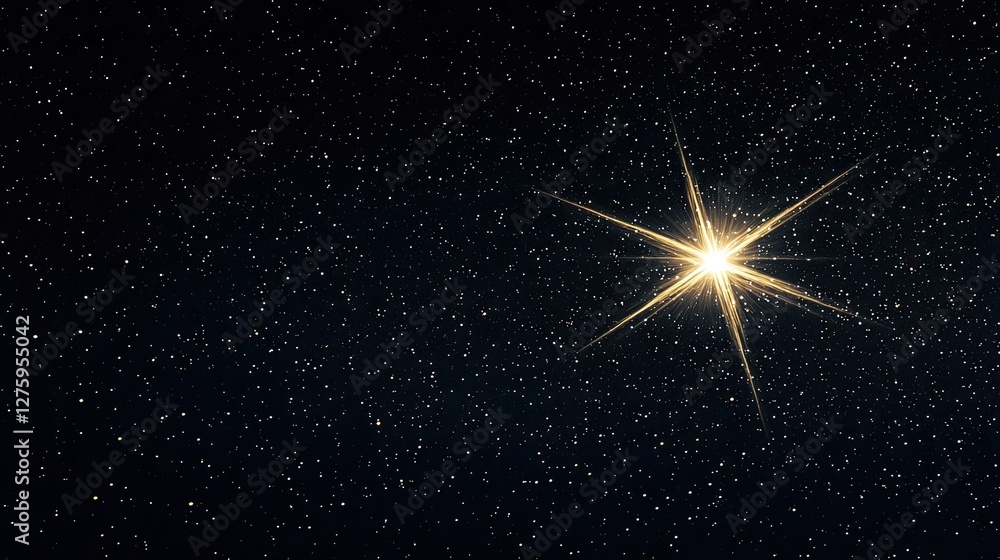 A bright, glowing star surrounded by a dark sky filled with distant stars, representing the theme of hope and the universe. A bright, glowing star surrounded by a dark sky filled with distant stars, representing the theme of hope and the universe.