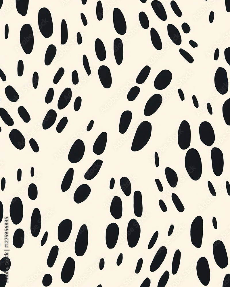 Dark ovals pattern on beige paper, for wallpaper, background texture or fabric Dark ovals pattern on beige paper, for wallpaper, background texture or fabric