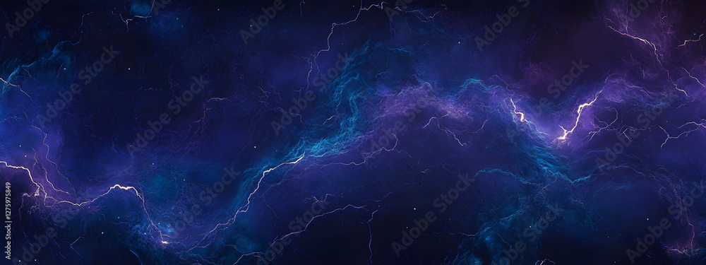 A dark blue and purple lightning background with a pattern of small electric sparks on it
A dark blue and purple lightning background with a pattern of small electric sparks on it