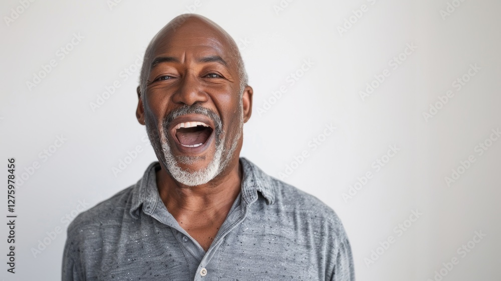 Man in white background. Man in white background.