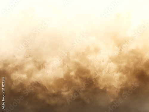 brown and cream gradient background with fluffy cloud and smoke texture