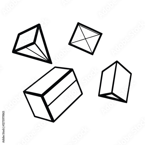 Geometric Shapes Cubes, Pyramids, and ThreeDimensional Forms