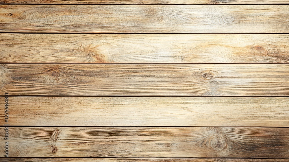 Fototapeta premium Light Brown Wooden Planks Texture Background