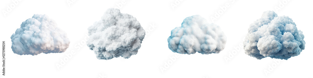 Captivating fluffy white clouds drifting across the bright blue sky in a serene and picturesque landscape The wispy billowy formations create a tranquil and majestic atmosphere Captivating fluffy white clouds drifting across the bright blue sky in a serene and picturesque landscape The wispy billowy formations create a tranquil and majestic atmosphere
