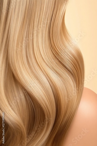 Wallpaper Mural Close-up of woman’s shiny golden blonde hair Torontodigital.ca