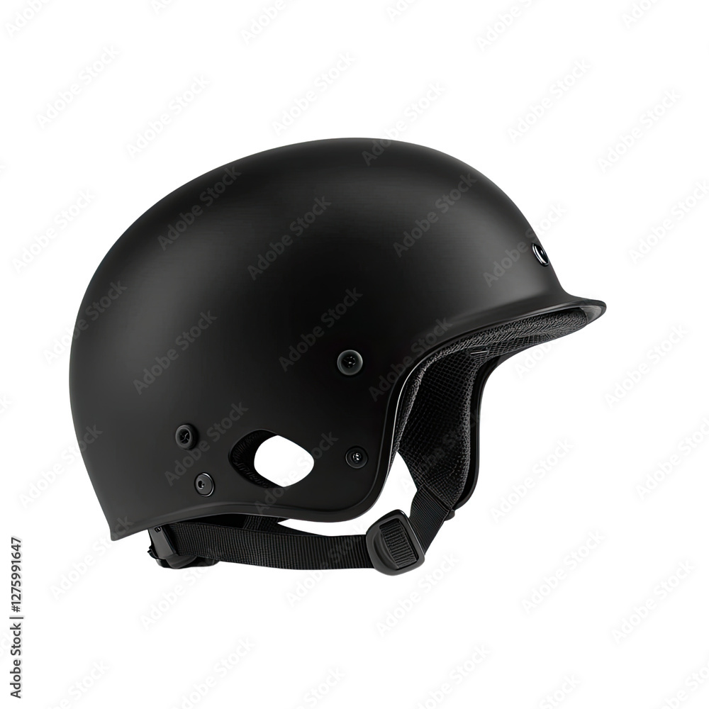 Sleek Black Helmet for Safety and Protection in Sports and Outdoor Activities with Minimalist Design and Durable Material Sleek Black Helmet for Safety and Protection in Sports and Outdoor Activities with Minimalist Design and Durable Material
