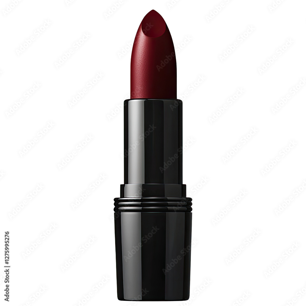 Vibrant Red Lipstick in Sleek Black Tube for Glamorous Make-Up Application and Beauty Routine Enhancement Vibrant Red Lipstick in Sleek Black Tube for Glamorous Make-Up Application and Beauty Routine Enhancement