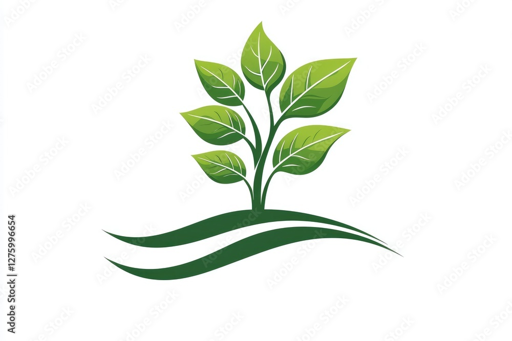A vibrant green sprout logo symbolizes growth and renewal, embodying the essence of eco-friendly practices and the start of sustainable journeys toward healthy living A vibrant green sprout logo symbolizes growth and renewal, embodying the essence of eco-friendly practices and the start of sustainable journeys toward healthy living