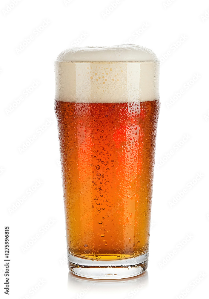 Draft beer isolated on white background Draft beer isolated on white background