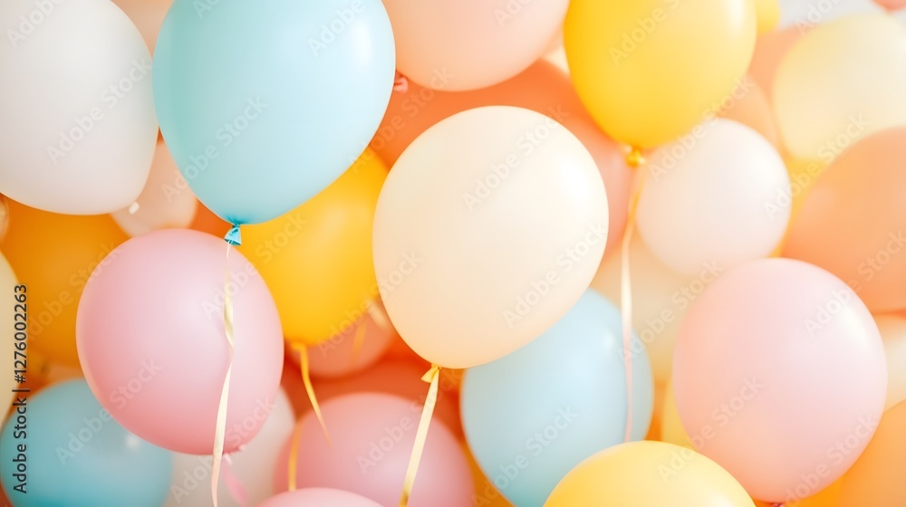 Colorful balloons fill the atmosphere at a cheerful celebration indoors during a festive gathering Colorful balloons fill the atmosphere at a cheerful celebration indoors during a festive gathering