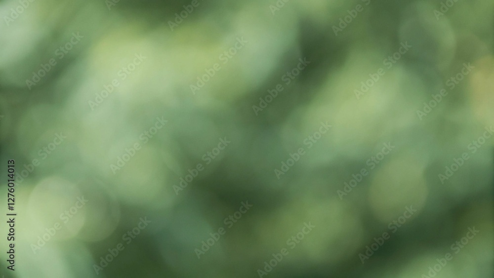 Obraz premium Green, yellow, orange background made in the camera with a macro lens creating out of focus circles of light and bokeh with soft outlines perfect for copy space or text 