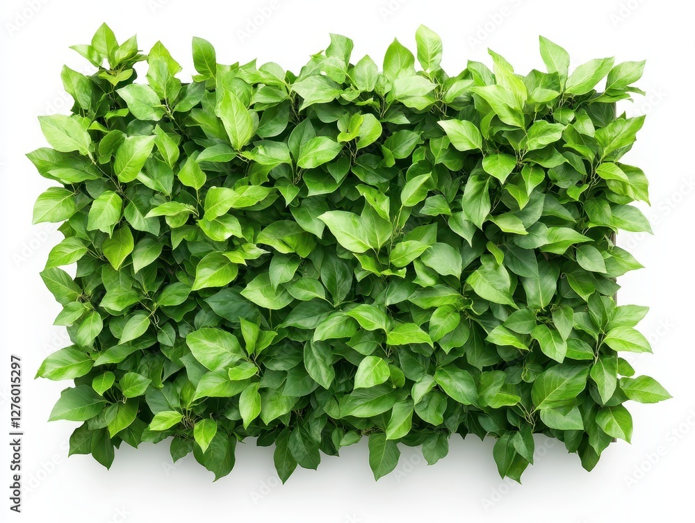 Fototapeta premium Lush Green Leaves Background Vibrant Foliage Texture.