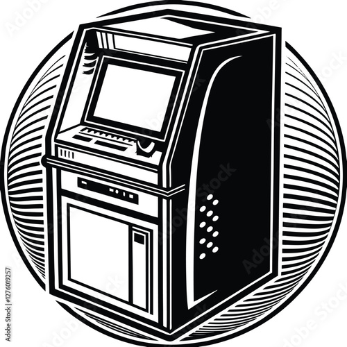 ATM Machine silhouette