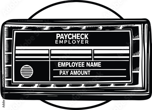 Paycheck silhouette