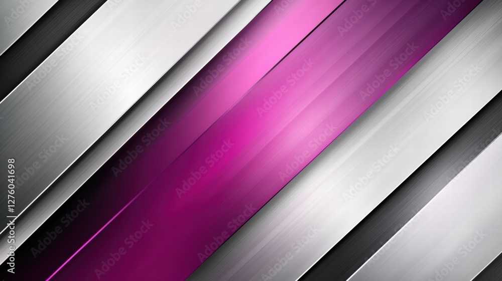 Obraz premium abstract diagonal metallic stripes background