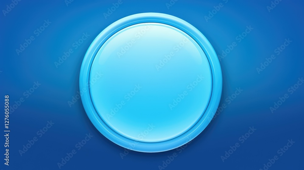 interface blue circle button interface blue circle button
