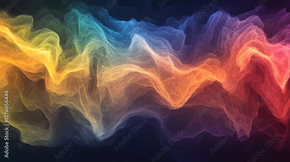 Fototapeta premium colorful abstract wave background