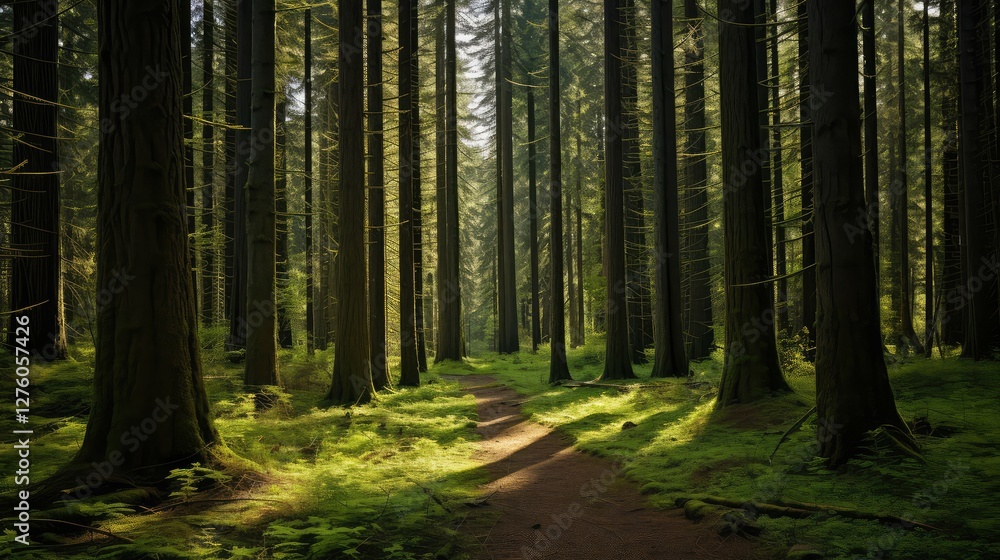 Fototapeta premium needles douglas fir trees