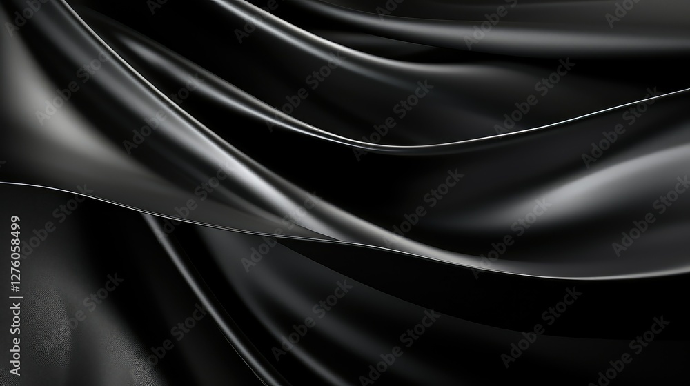 Fototapeta premium sleek black silver background